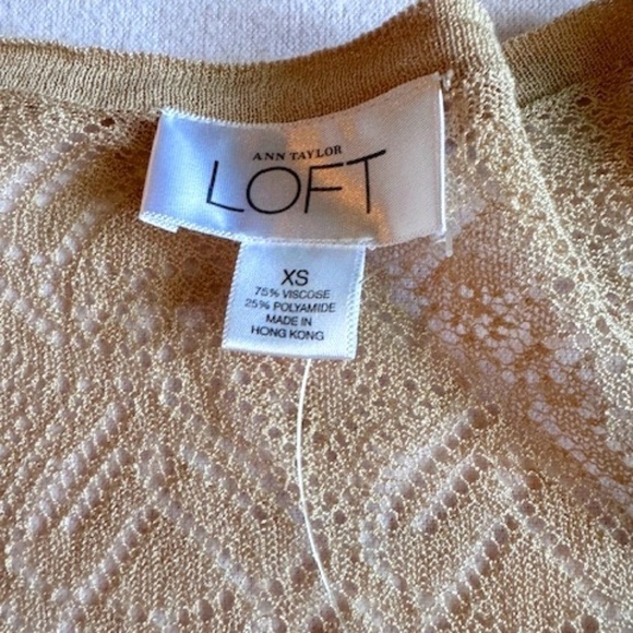 Chic Lace Ann Taylor Loft XS Cardigan​​​​​​ - Picture 5 of 6